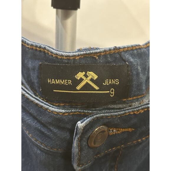 Hammer Jeans Womens Distressed Skinny Size 9 Blue Denim - Picture 2 of 3